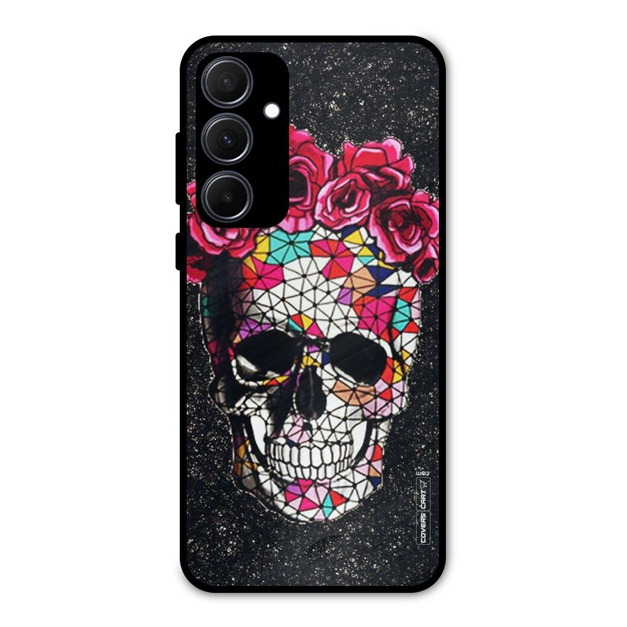 Pretty Dead Face Metal Back Case for Galaxy A35