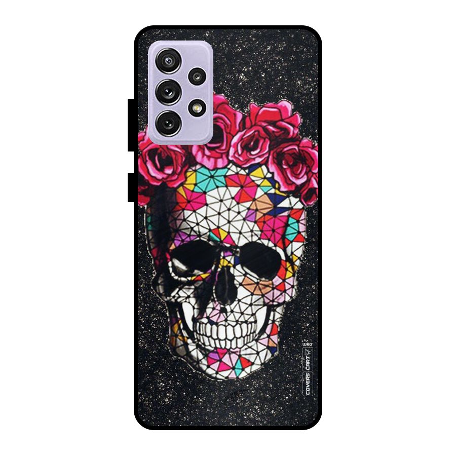 Pretty Dead Face Metal Back Case for Galaxy A72
