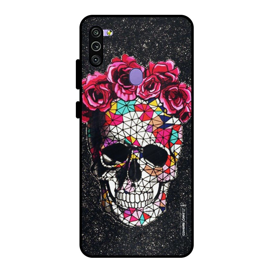 Pretty Dead Face Metal Back Case for Galaxy M11