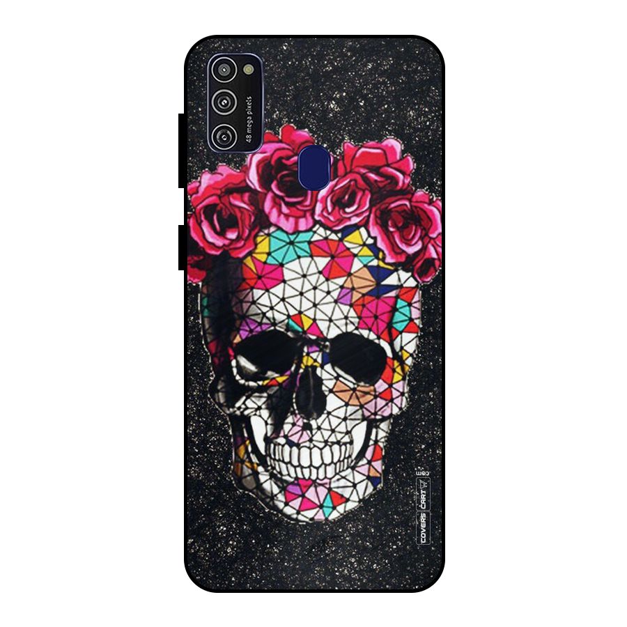 Pretty Dead Face Metal Back Case for Galaxy M21