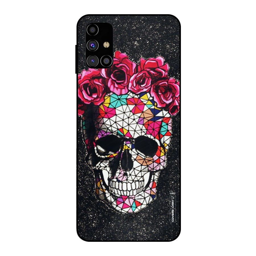 Pretty Dead Face Metal Back Case for Galaxy M31s