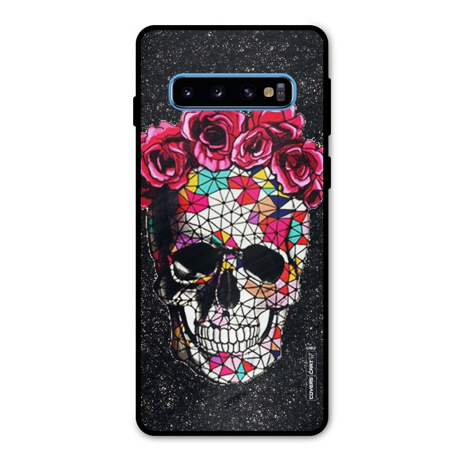 Pretty Dead Face Metal Back Case for Galaxy S10