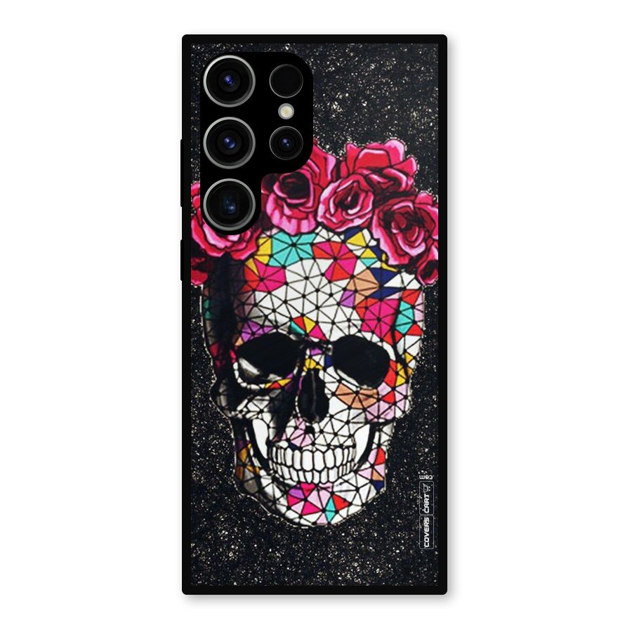 Pretty Dead Face Metal Back Case for Galaxy S23 Ultra
