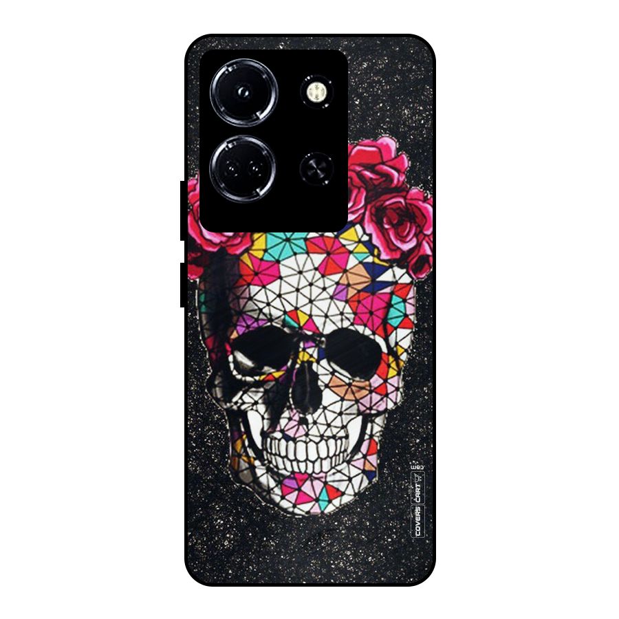 Pretty Dead Face Metal Back Case for Infinix Note 30 5G