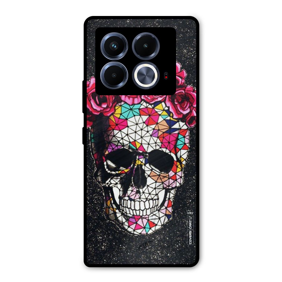 Pretty Dead Face Metal Back Case for Infinix Note 40 5G