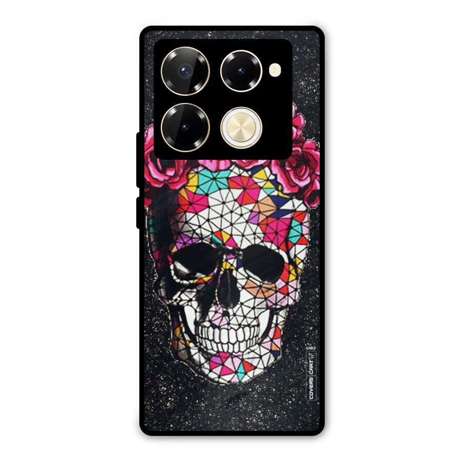 Pretty Dead Face Metal Back Case for Infinix Note 40 Pro Plus