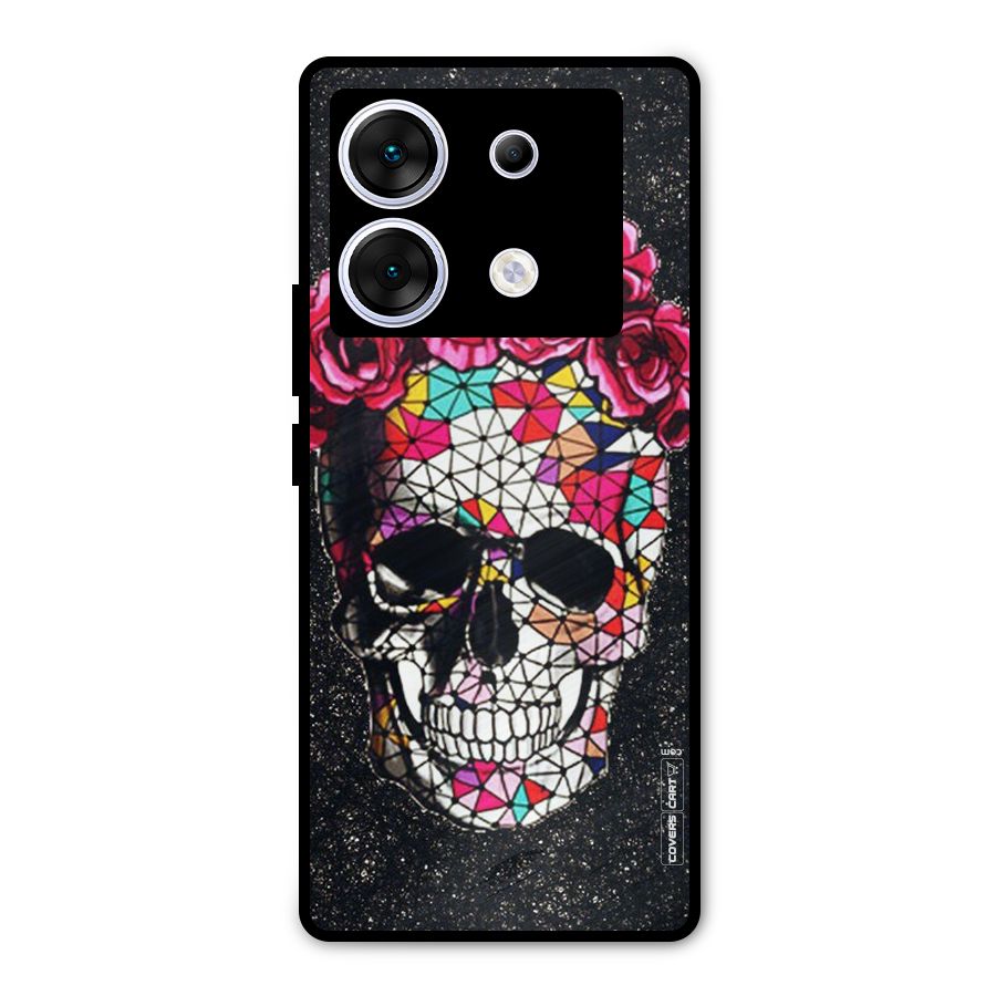 Pretty Dead Face Metal Back Case for Infinix Zero 30 5G
