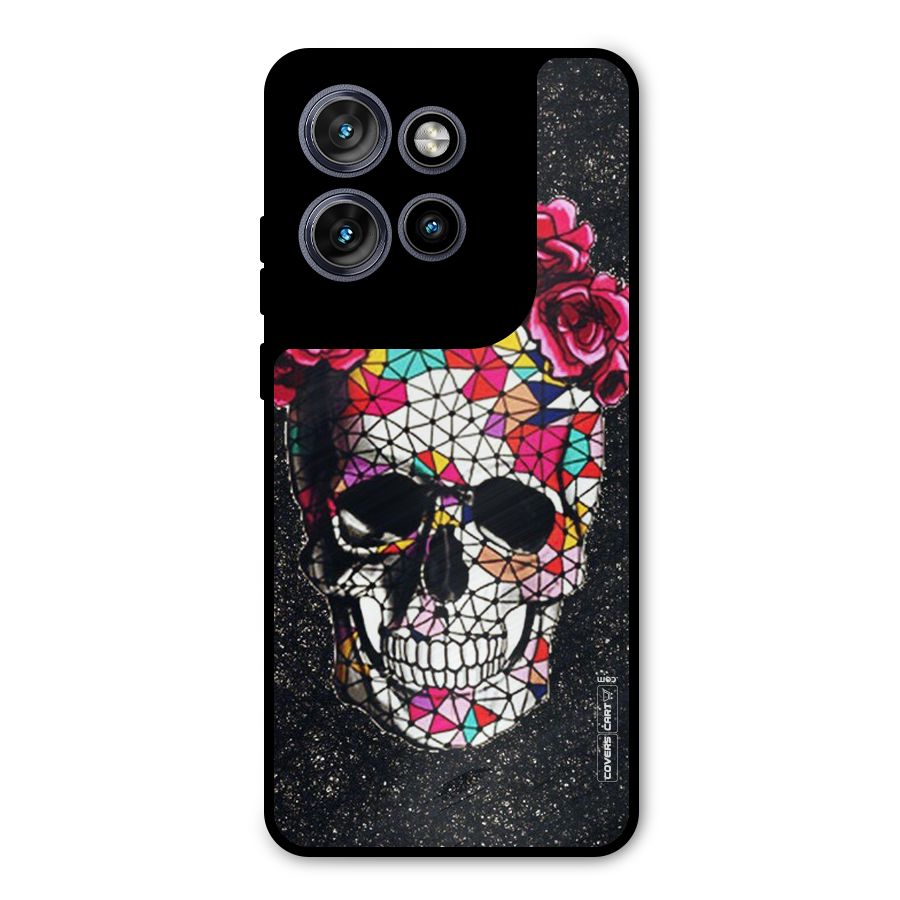 Pretty Dead Face Metal Back Case for Motorola Edge 50 Neo