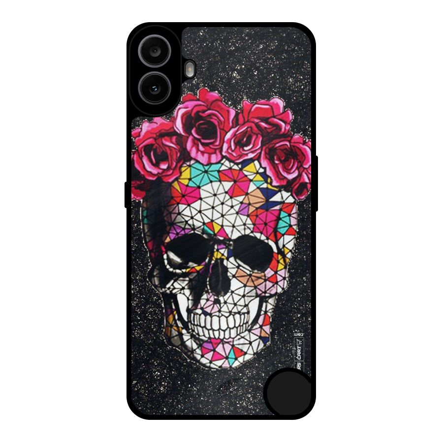 Pretty Dead Face Metal Back Case for Nothing CMF Phone 1