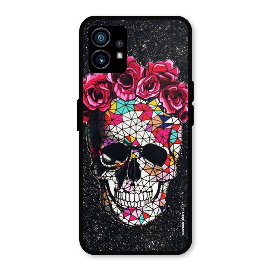 Pretty Dead Face Metal Back Case for Nothing Phone 1