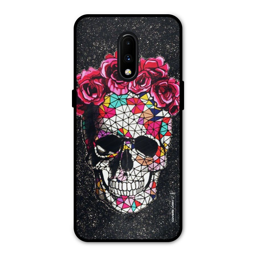 Pretty Dead Face Metal Back Case for OnePlus 7