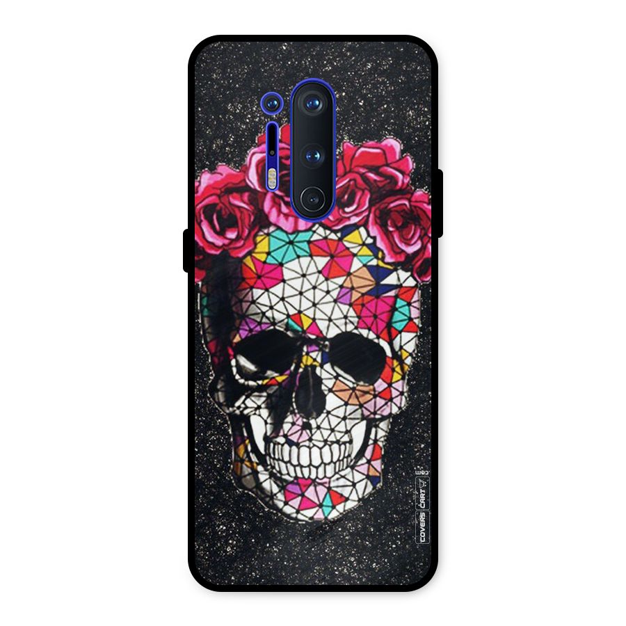 Pretty Dead Face Metal Back Case for OnePlus 8 Pro