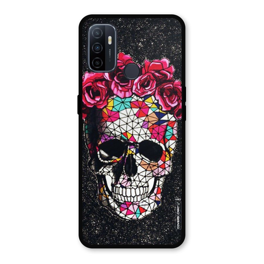 Pretty Dead Face Metal Back Case for Oppo A53