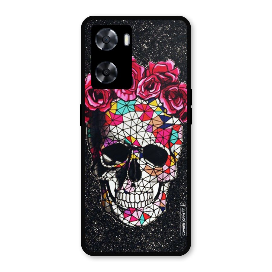 Pretty Dead Face Metal Back Case for Oppo A57 2022