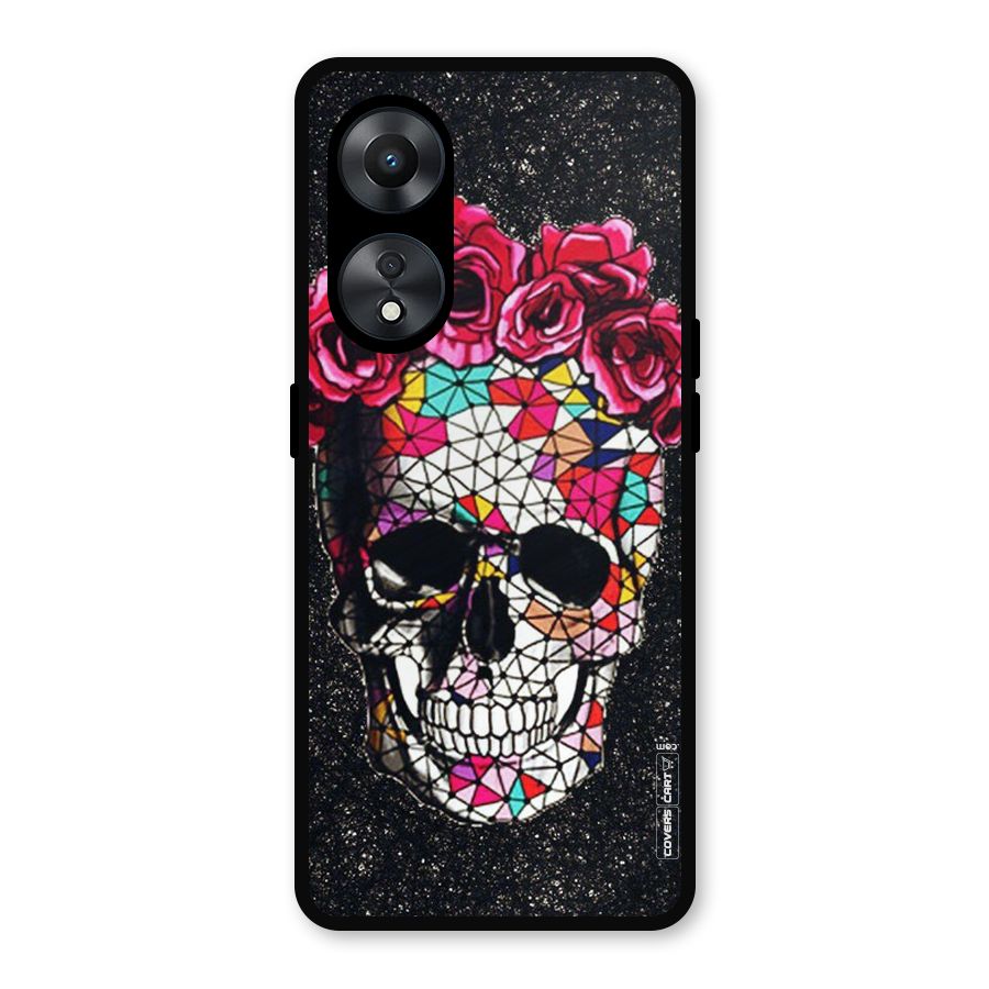 Pretty Dead Face Metal Back Case for Oppo A78