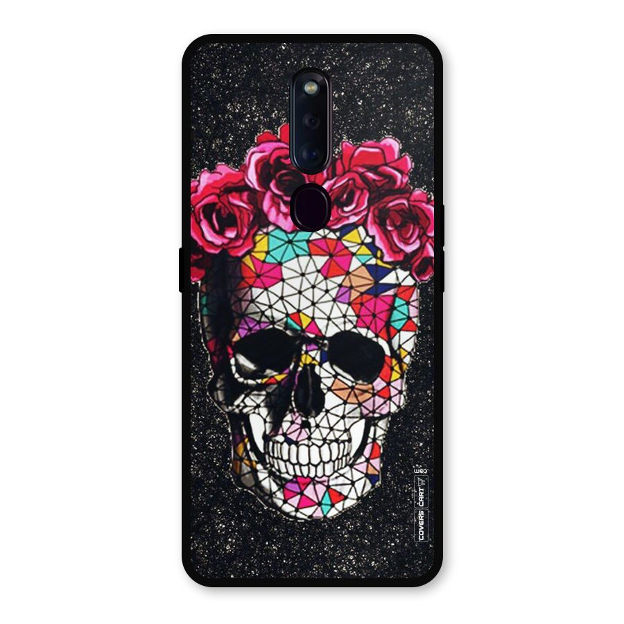 Pretty Dead Face Metal Back Case for Oppo F11 Pro