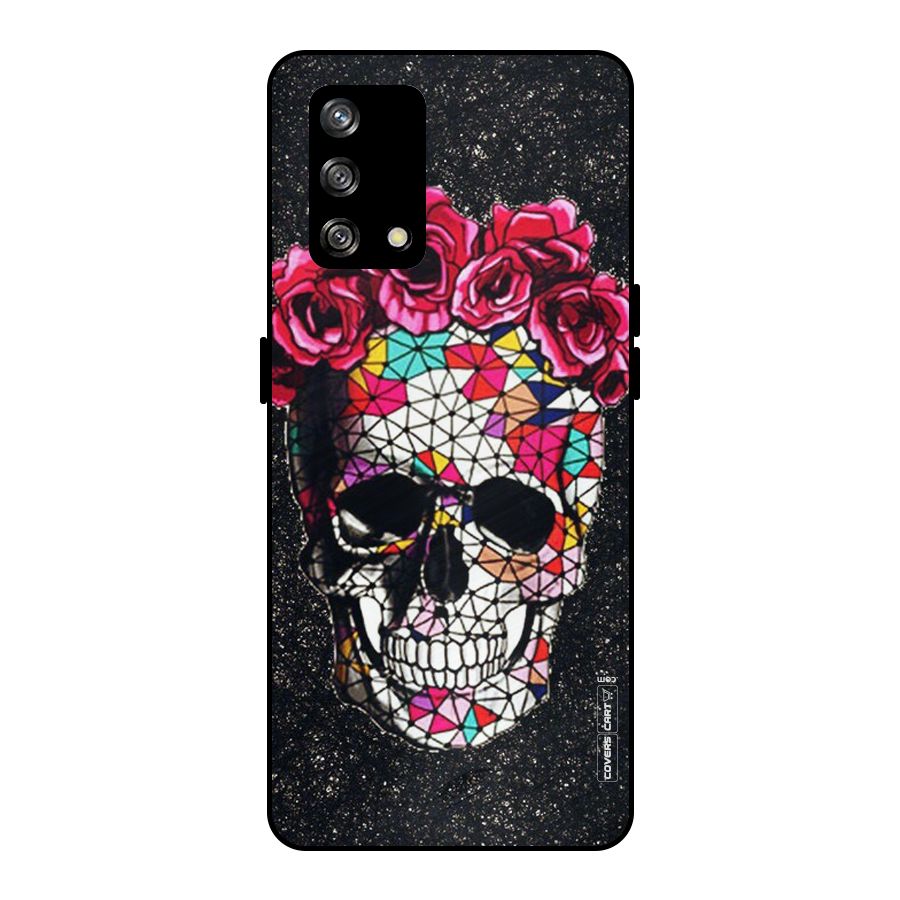 Pretty Dead Face Metal Back Case for Oppo F19