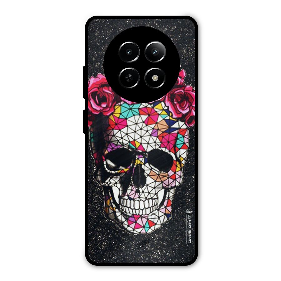 Pretty Dead Face Metal Back Case for Realme 12 5G
