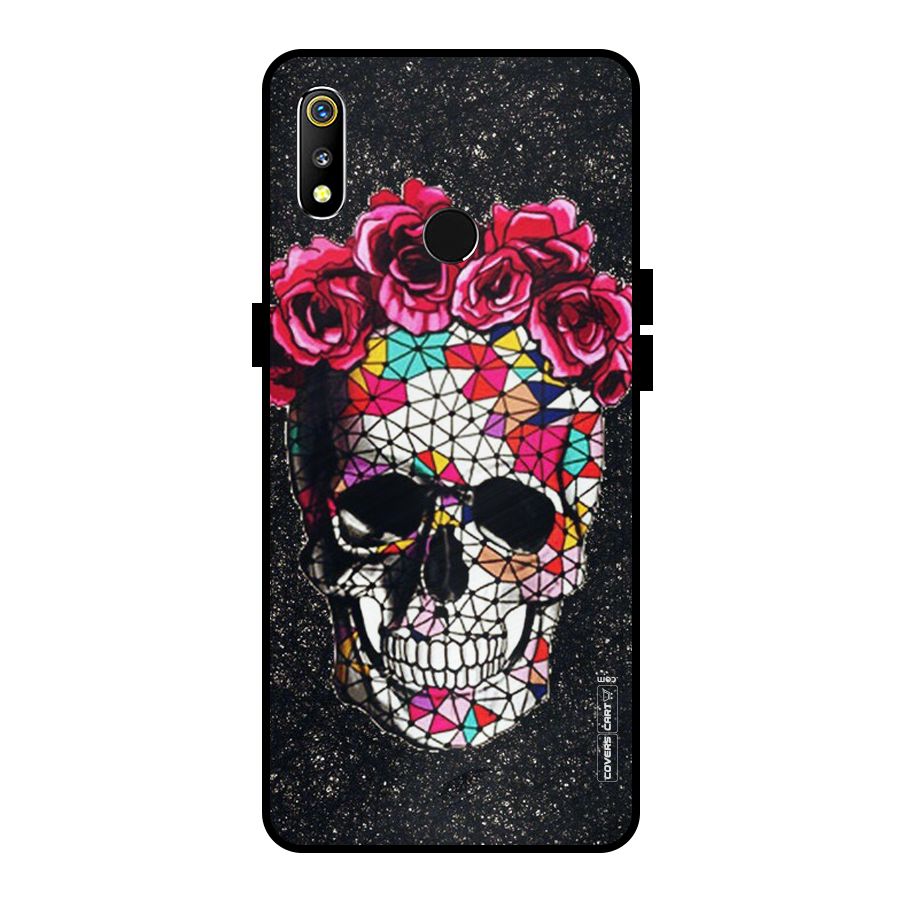 Pretty Dead Face Metal Back Case for Realme 3
