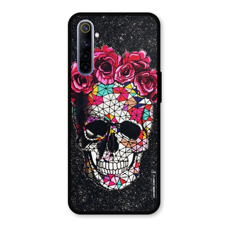 Pretty Dead Face Metal Back Case for Realme 6