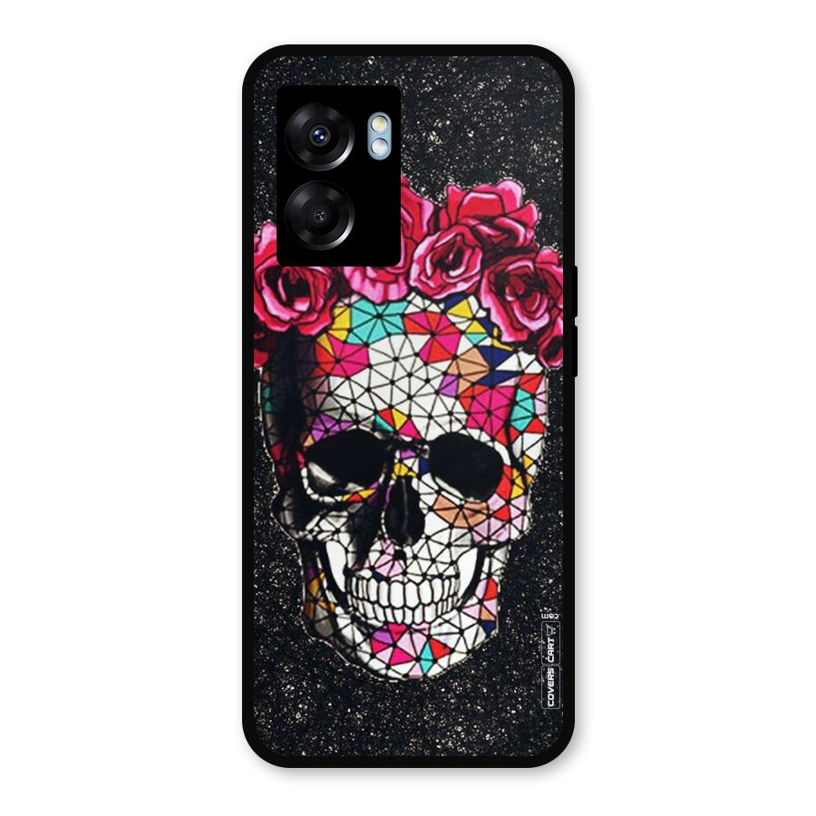 Pretty Dead Face Metal Back Case for Realme Narzo 50 5G