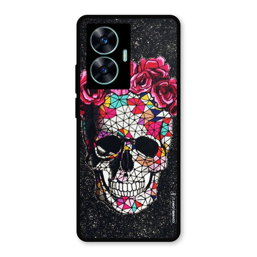 Pretty Dead Face Metal Back Case for Realme Narzo N55