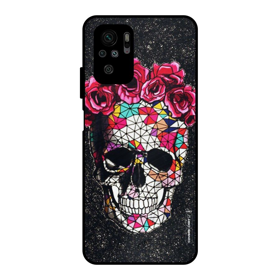 Pretty Dead Face Metal Back Case for Redmi Note 10S