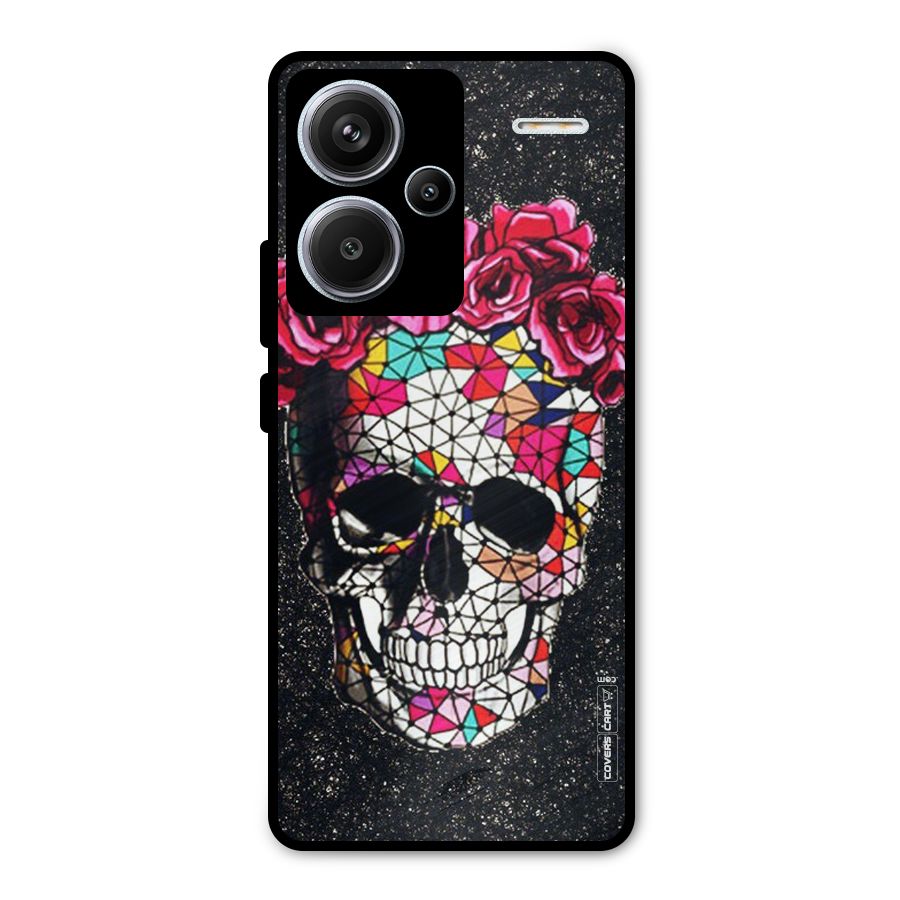 Pretty Dead Face Metal Back Case for Redmi Note 13 Pro Plus