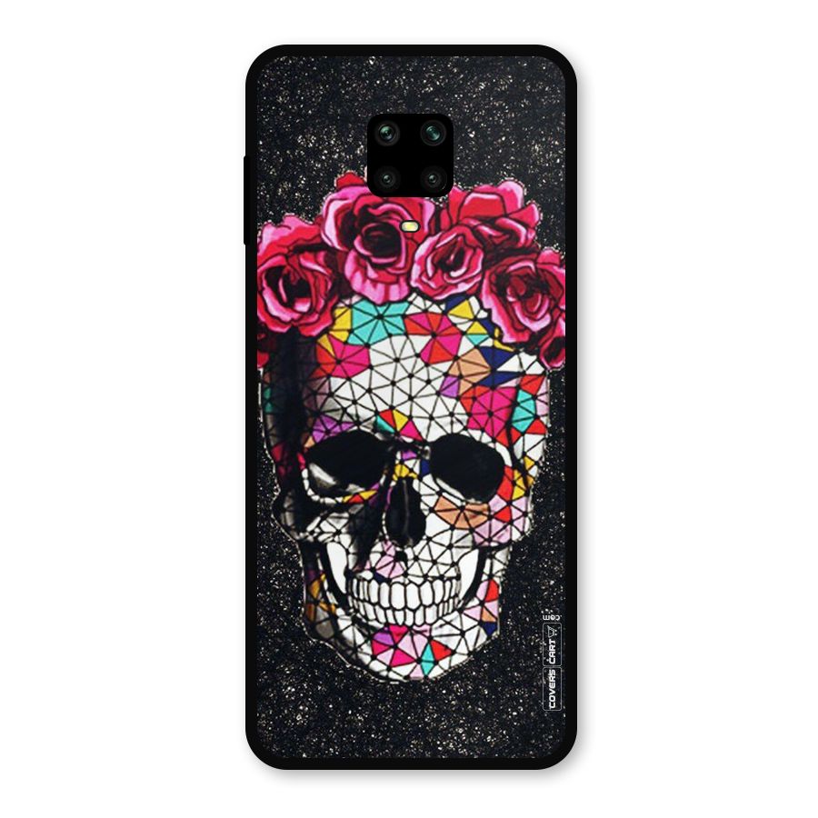 Pretty Dead Face Metal Back Case for Redmi Note 9 Pro
