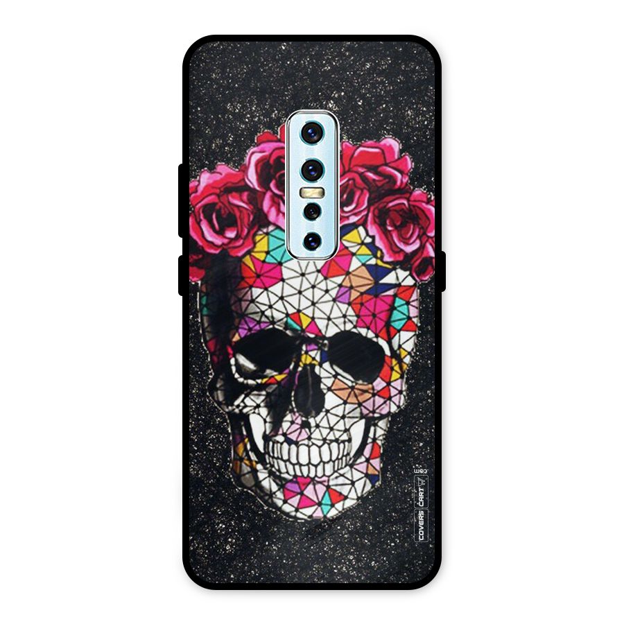 Pretty Dead Face Metal Back Case for Vivo V17 Pro