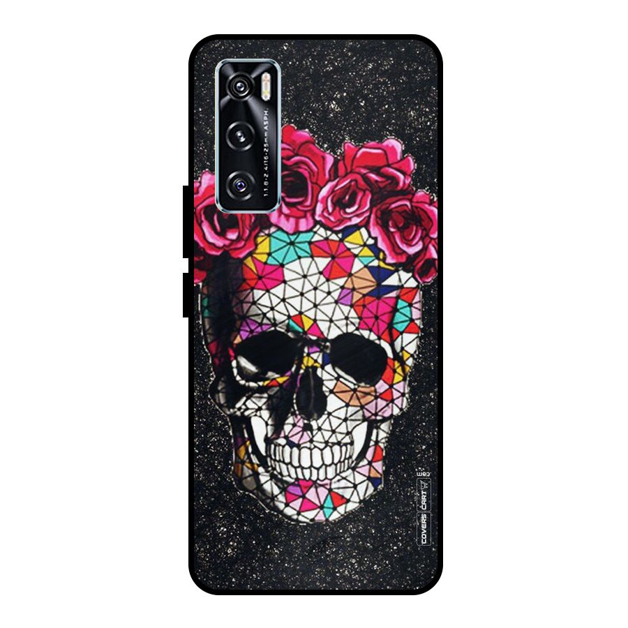 Pretty Dead Face Metal Back Case for Vivo V20 SE