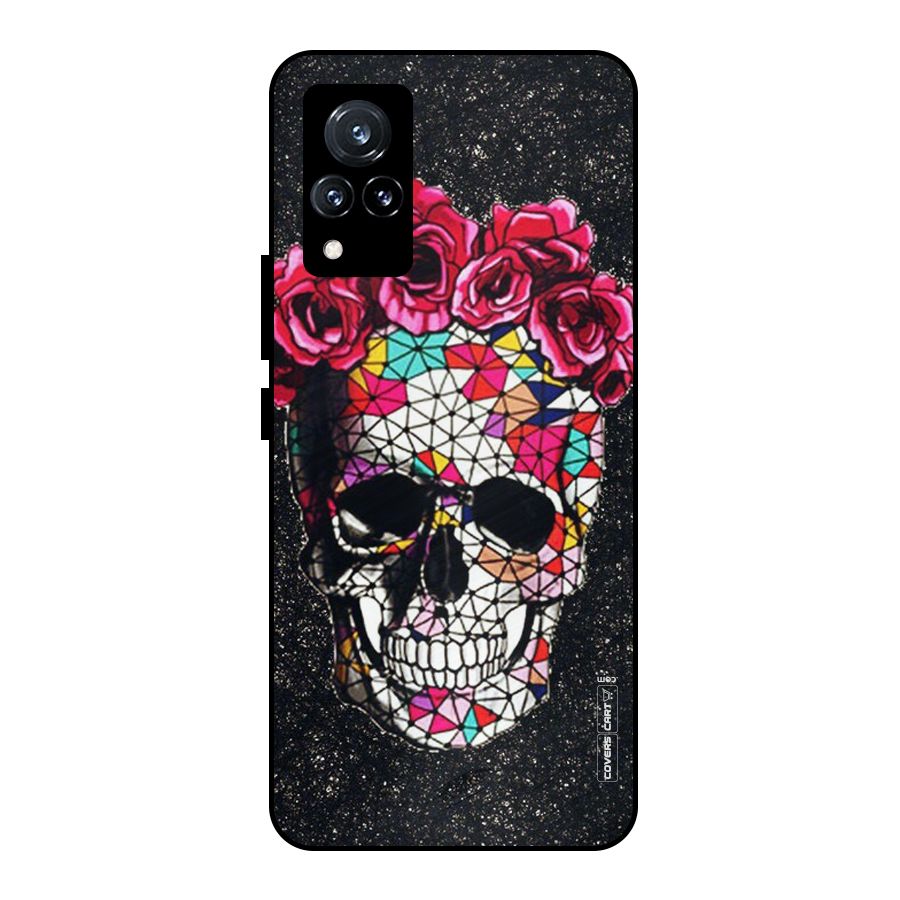 Pretty Dead Face Metal Back Case for Vivo V21 5G