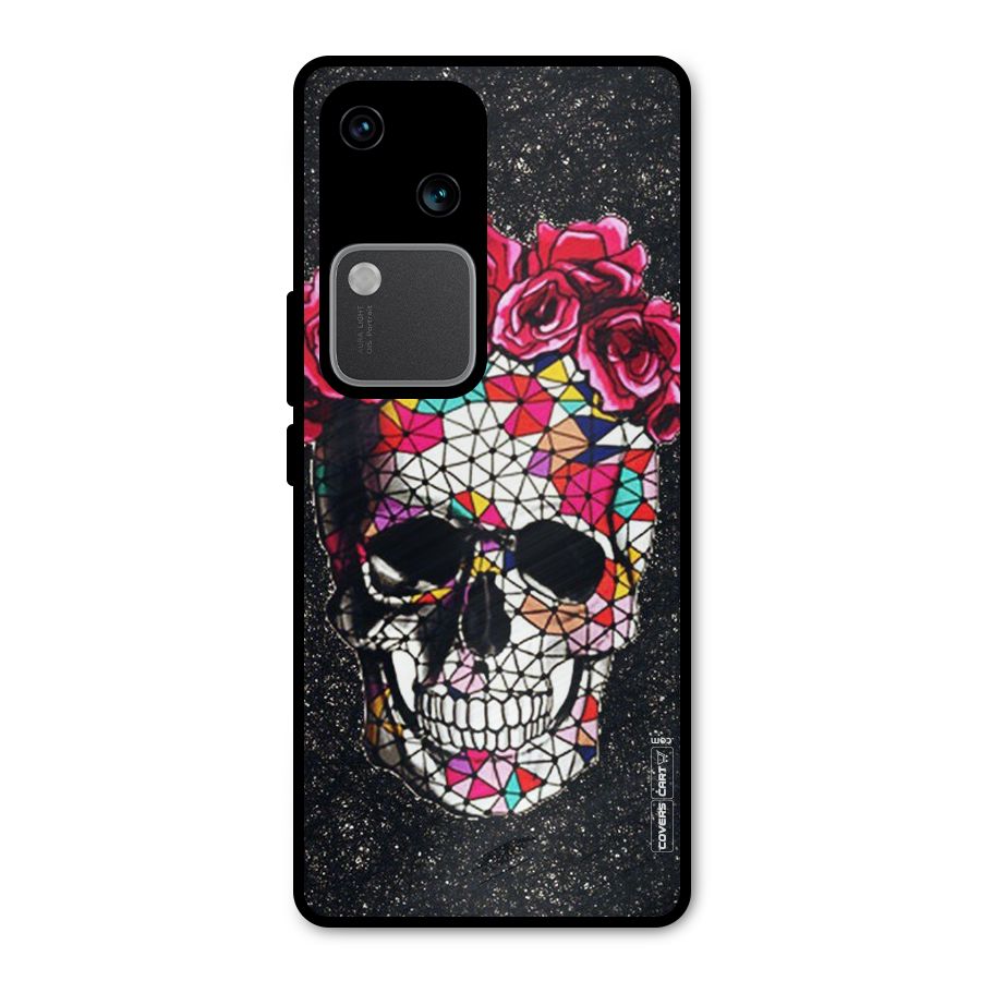 Pretty Dead Face Metal Back Case for Vivo V30