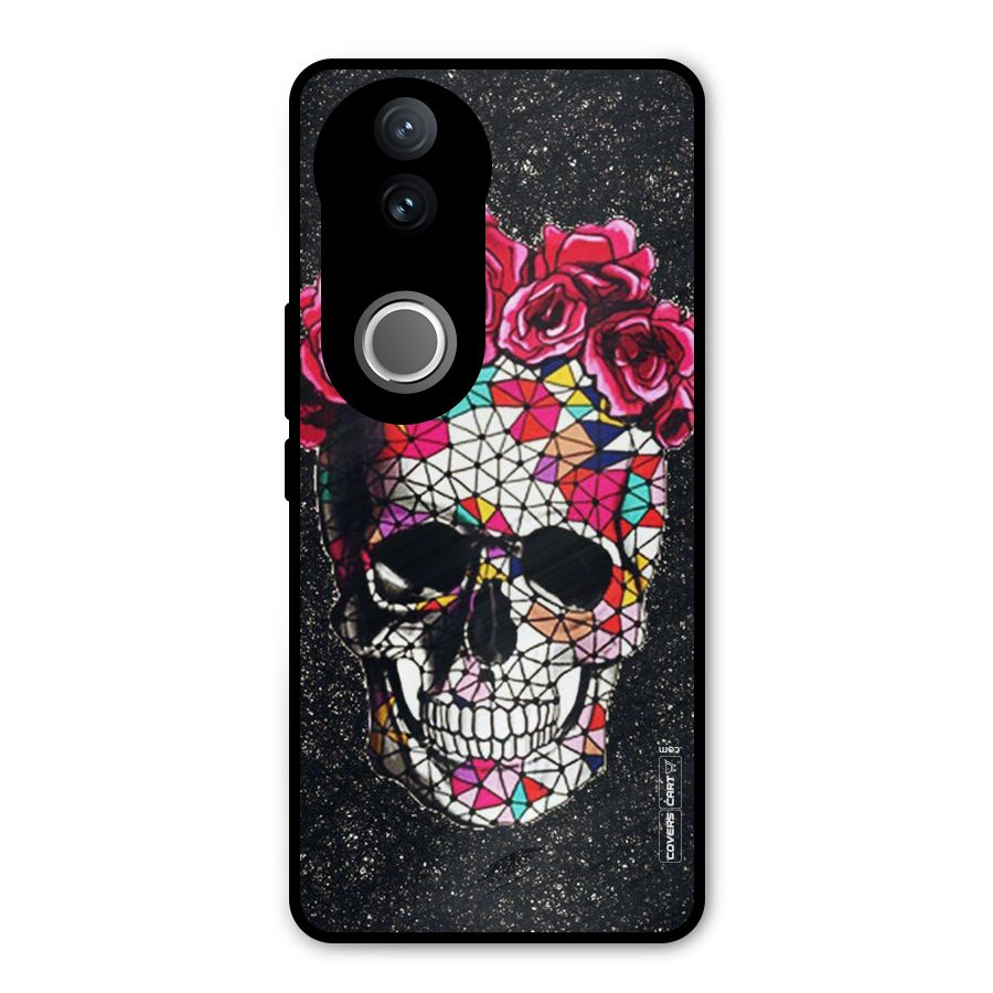 Pretty Dead Face Metal Back Case for Vivo V50e