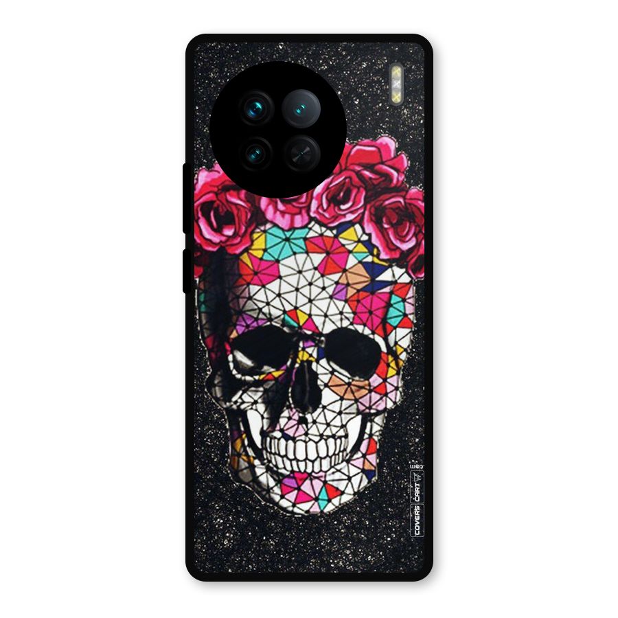 Pretty Dead Face Metal Back Case for Vivo X90