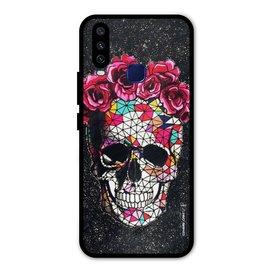Pretty Dead Face Metal Back Case for Vivo Y12