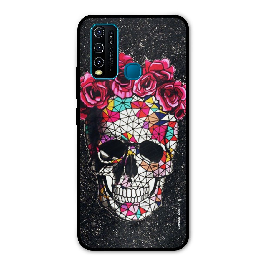 Pretty Dead Face Metal Back Case for Vivo Y30
