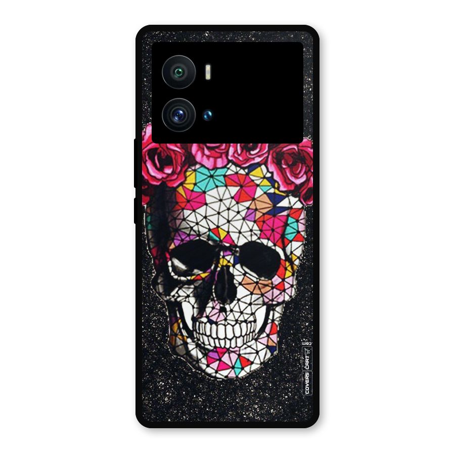 Pretty Dead Face Metal Back Case for iQOO 9 Pro