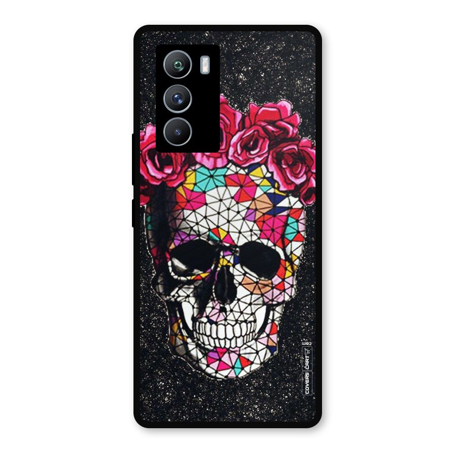 Pretty Dead Face Metal Back Case for iQOO 9 SE