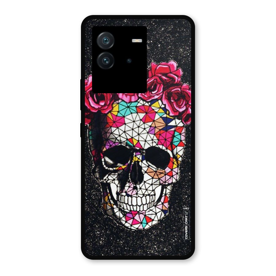 Pretty Dead Face Metal Back Case for iQOO Neo 6 5G