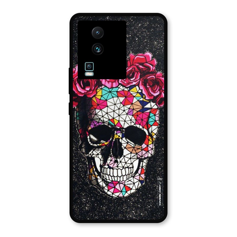 Pretty Dead Face Metal Back Case for iQOO Neo 7