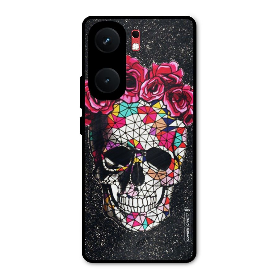 Pretty Dead Face Metal Back Case for iQOO Neo 9 Pro