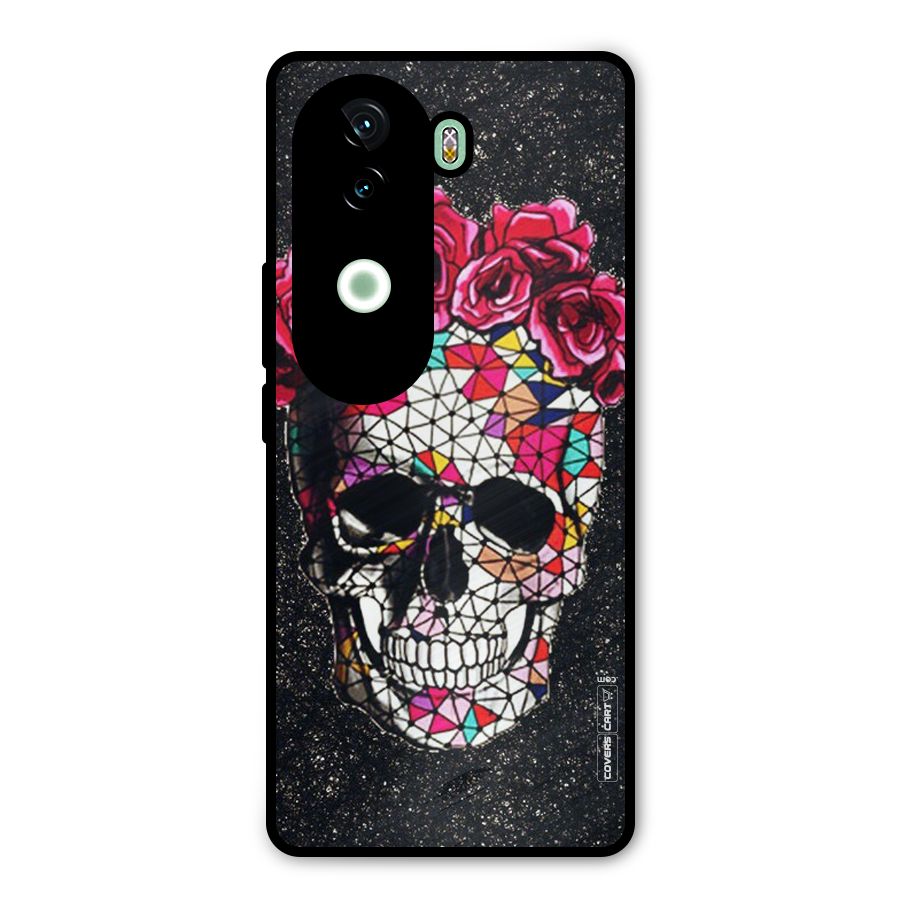 Pretty Dead Face Metal Back Case for iQOO Z9s