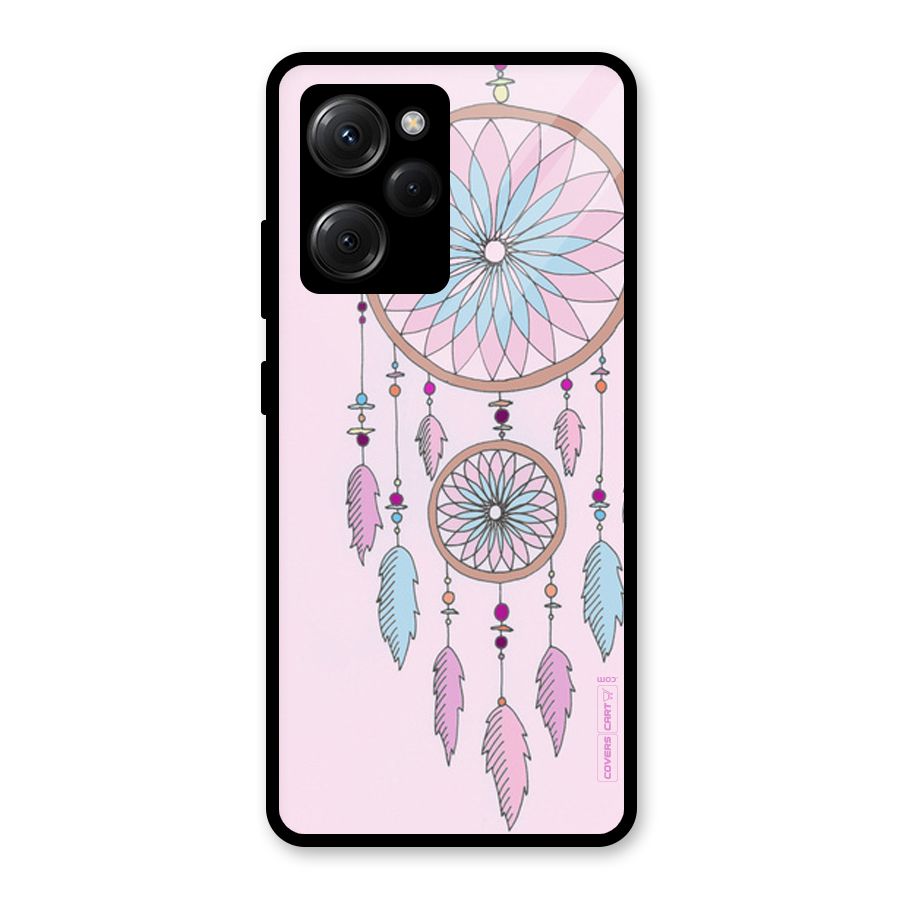 Pretty Dream Catcher Glass Back Case for Poco X5 Pro