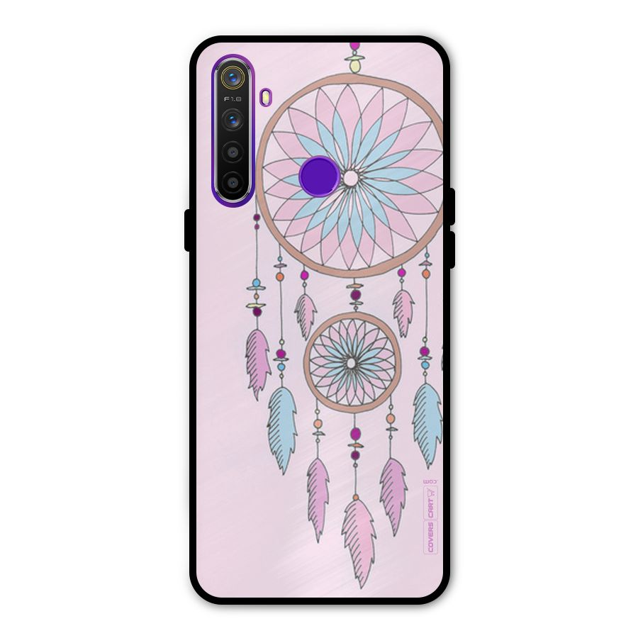 Pretty Dream Catcher Glass Back Case for Realme 5s