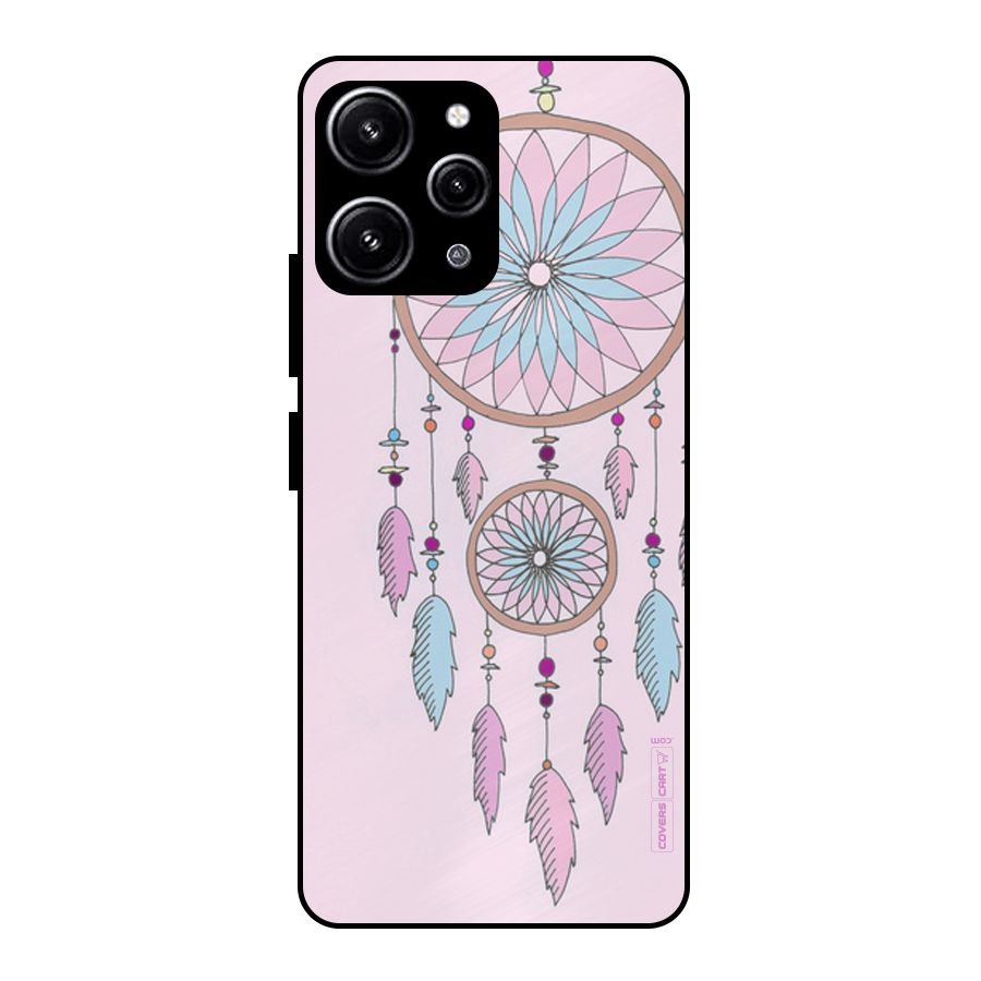 Pretty Dream Catcher Glass Back Case for Redmi 12 4G
