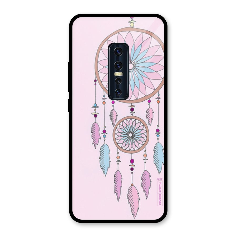 Pretty Dream Catcher Glass Back Case for Vivo V17 Pro