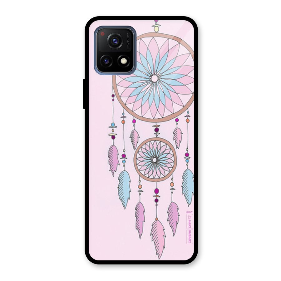 Pretty Dream Catcher Glass Back Case for Vivo Y72 5G