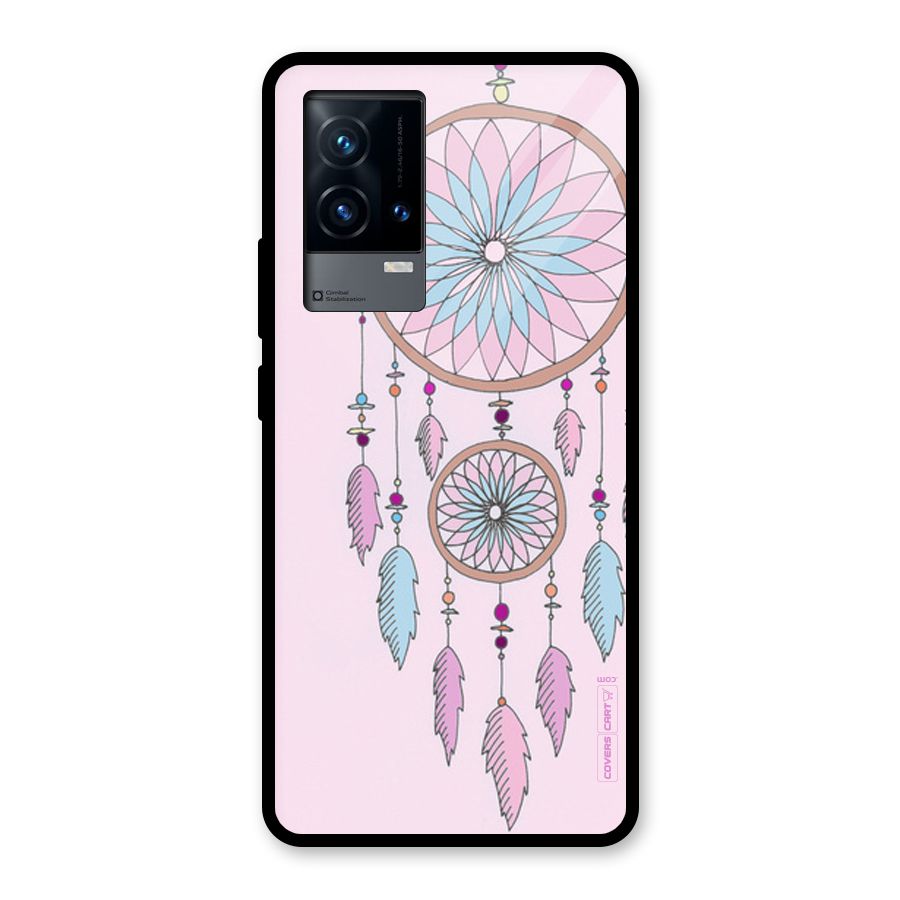 Pretty Dream Catcher Glass Back Case for iQOO 9 5G