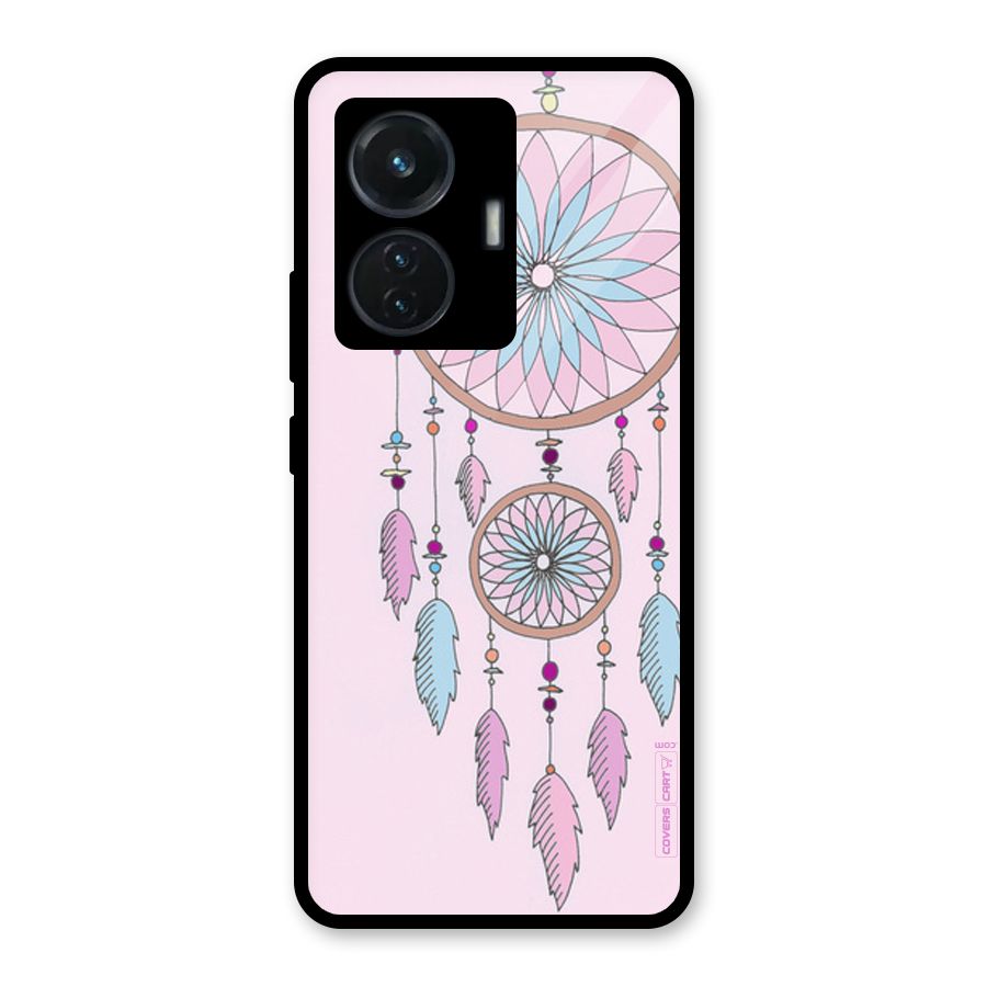 Pretty Dream Catcher Glass Back Case for iQOO Z6 44W